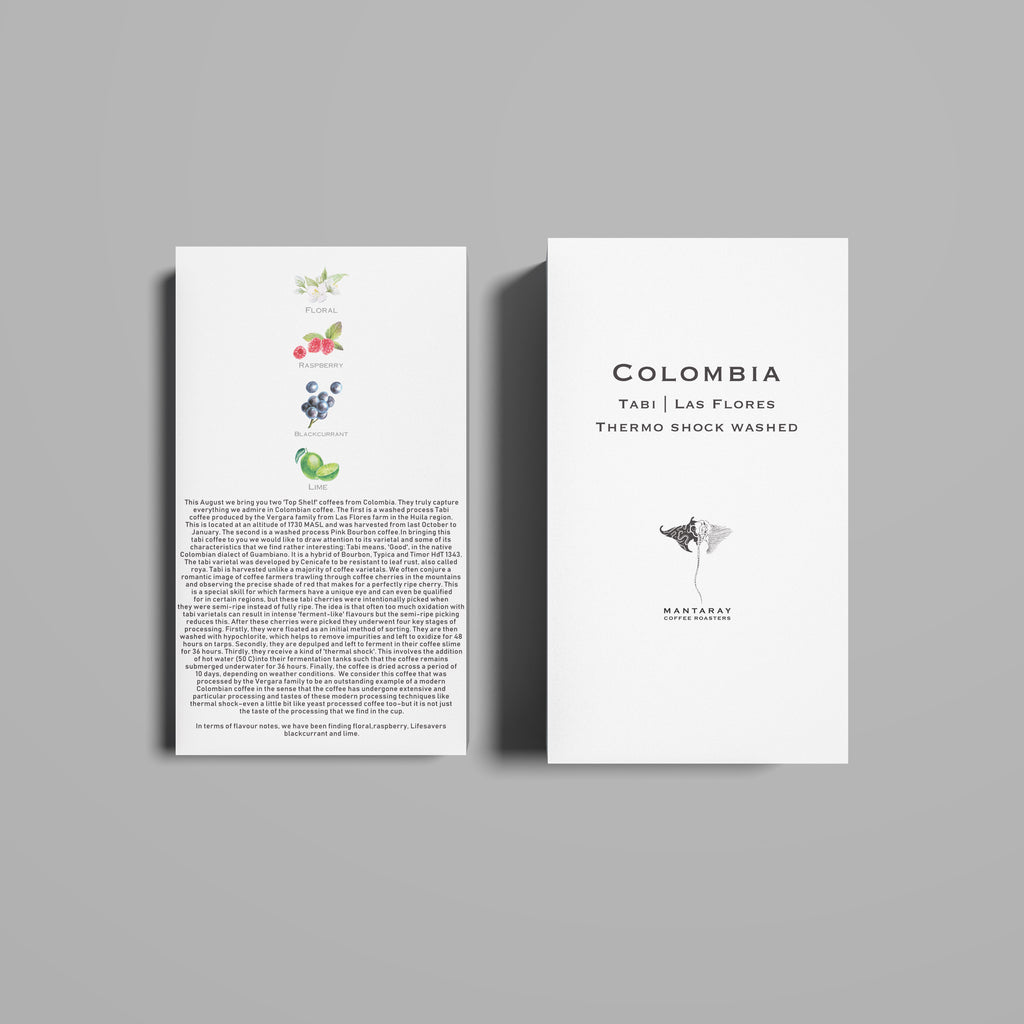 Colombia Tabi | Las Flores | Top Shelf
