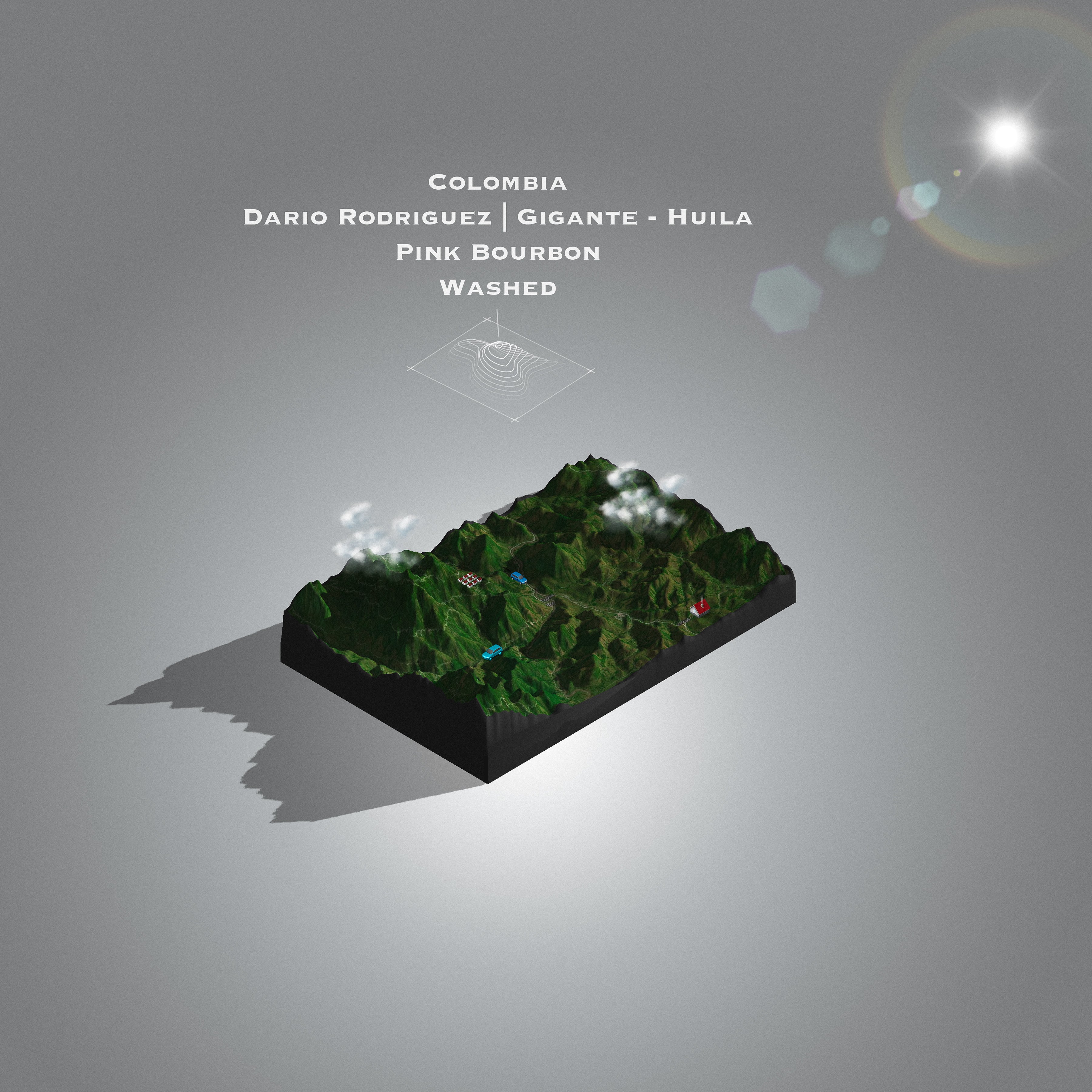 Colombia Dario Rodriguez | Gigante Huila pink bourbon washed (Single Origin Filter)