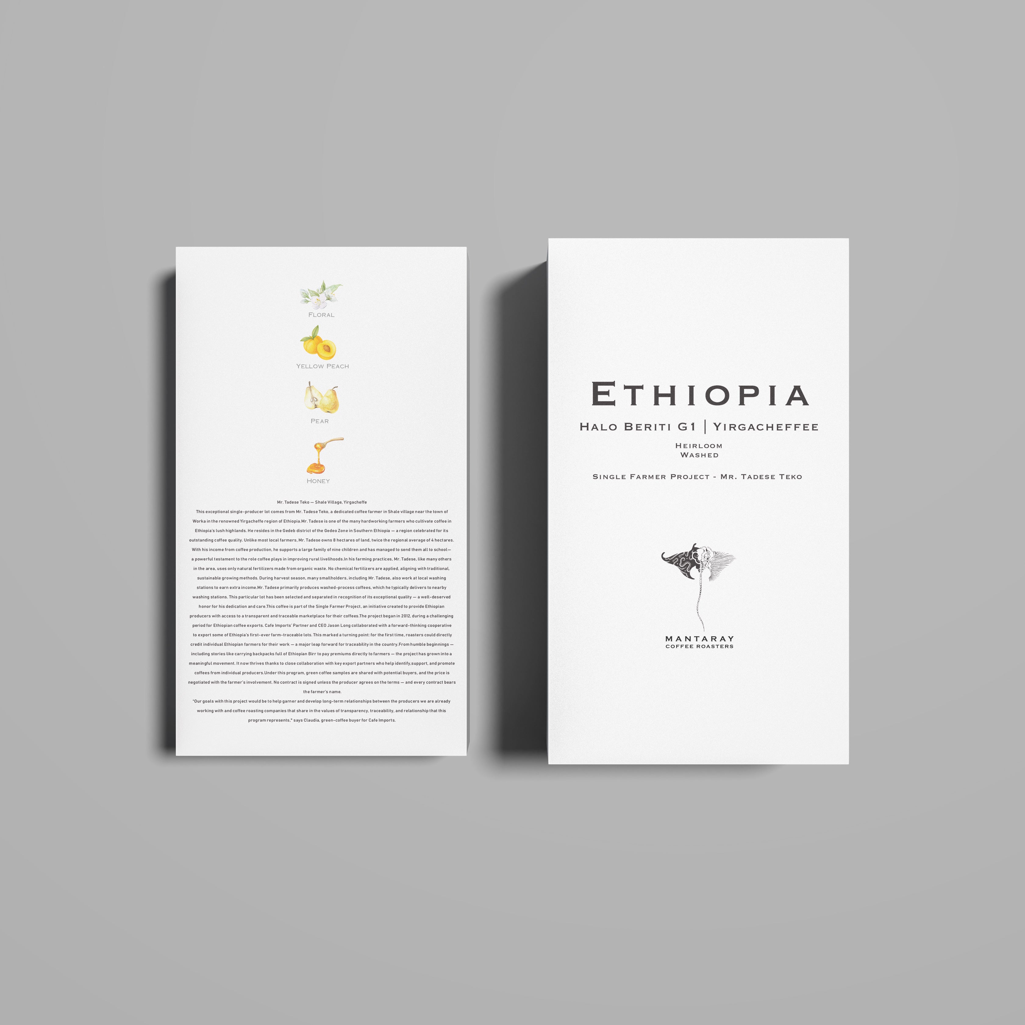 Ethiopia Halo Beriti Washed G1 | Yirgacheffee | Single Farmer Project (Single Origin Filter)