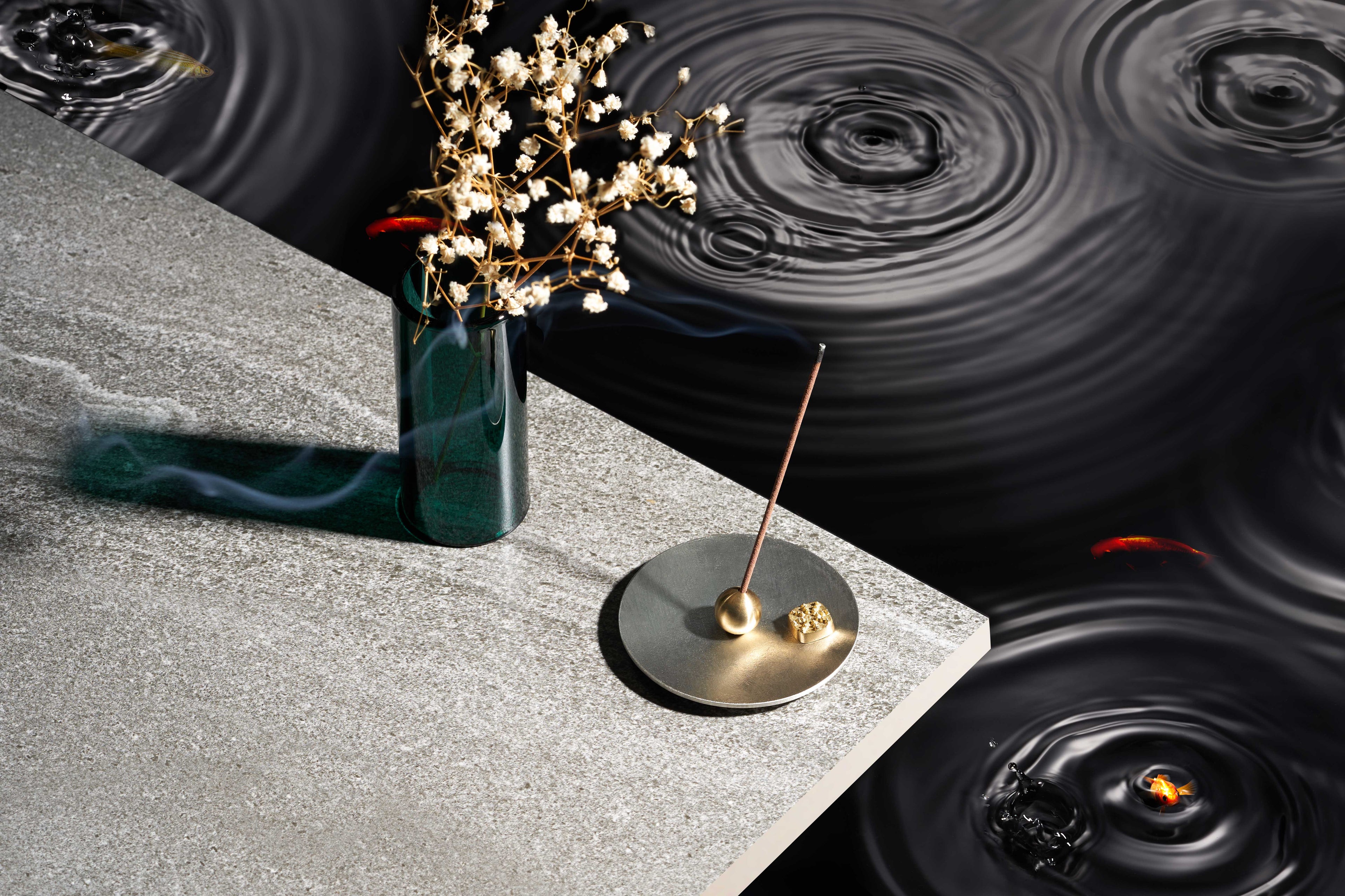 Tin (Sliver) Plate - Nousaku Incense Holder