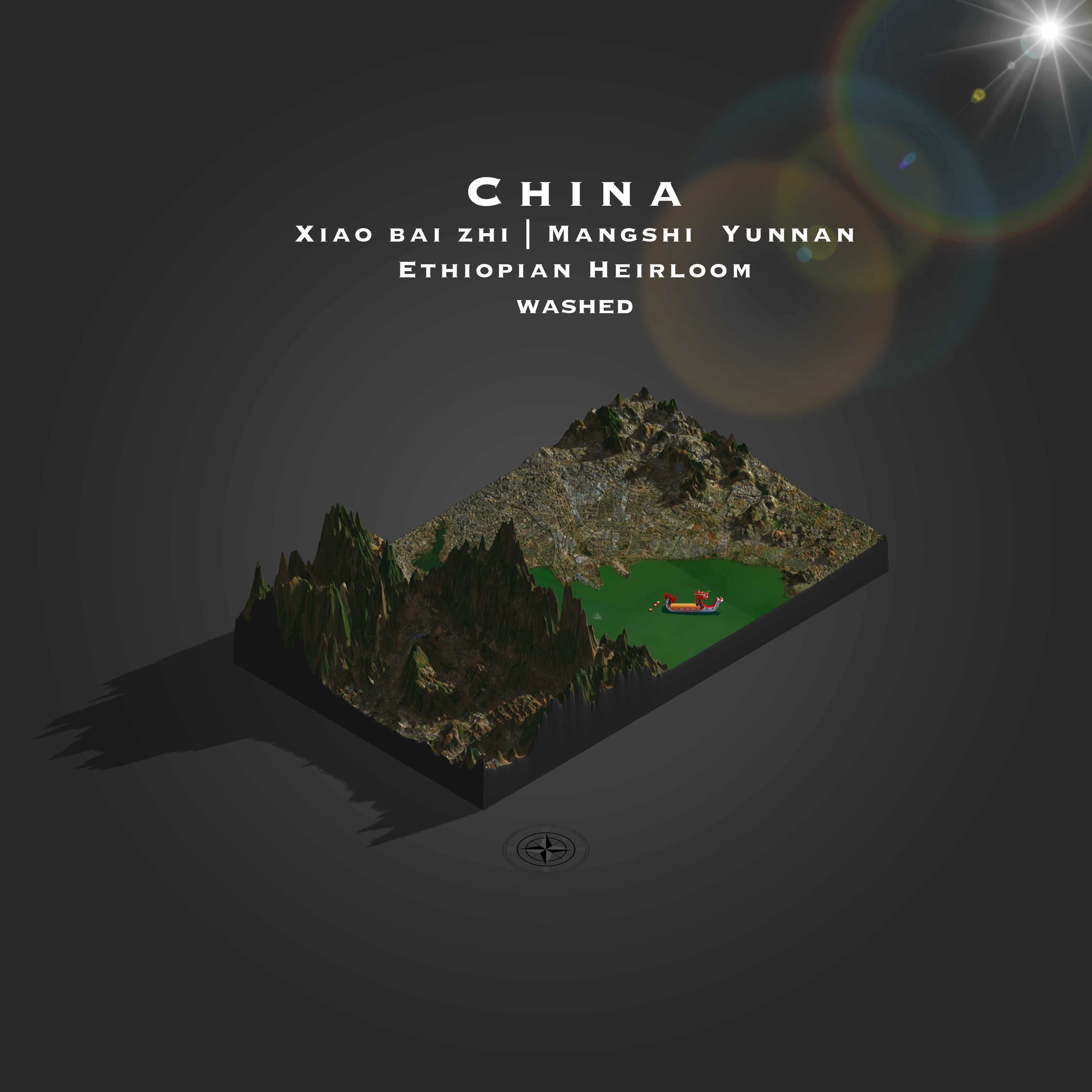 China Xiao Bai Zhi | Mangshi Dehong | Ethiopian Heirloom