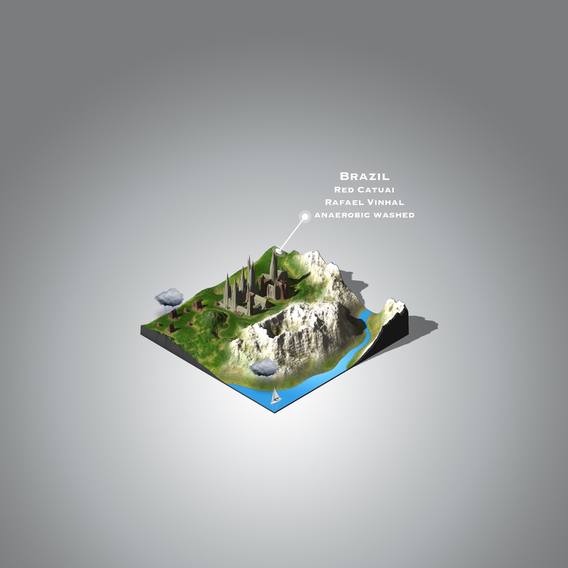 Brazil Red Catuai Rafael Vinhal Anaerobic washed (Single Origin Espresso)