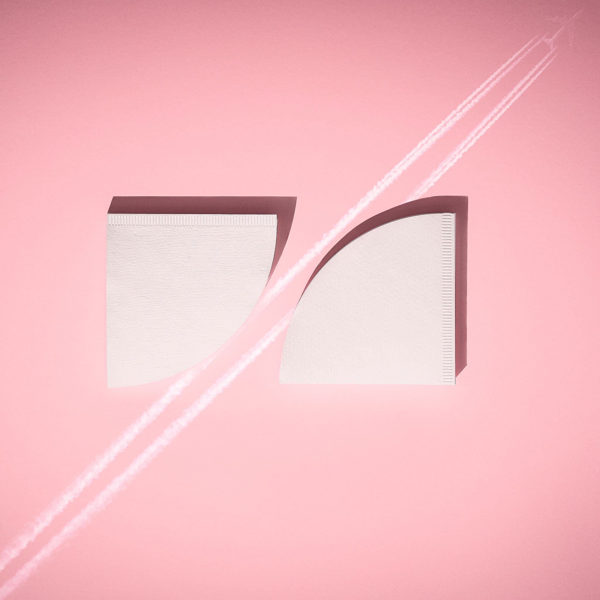 Beam Timer 1 Cup White Filter Paper 100 Pack (fits Hario V60 1 cup dripper and Cafec 1 Cup Flower Dripper)