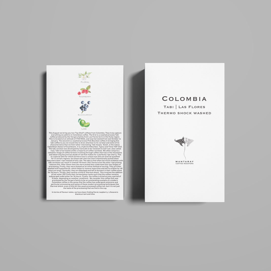 Colombia Tabi | Las Flores | Top Shelf