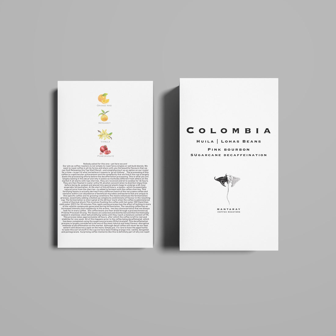 Colombia Sugarcane Decaffeination | Pink Bourbon | Lohas Beans