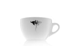 d’Ancap / Ancap - 180ml Verona White Cappuccino cup with custom metallic silver logo