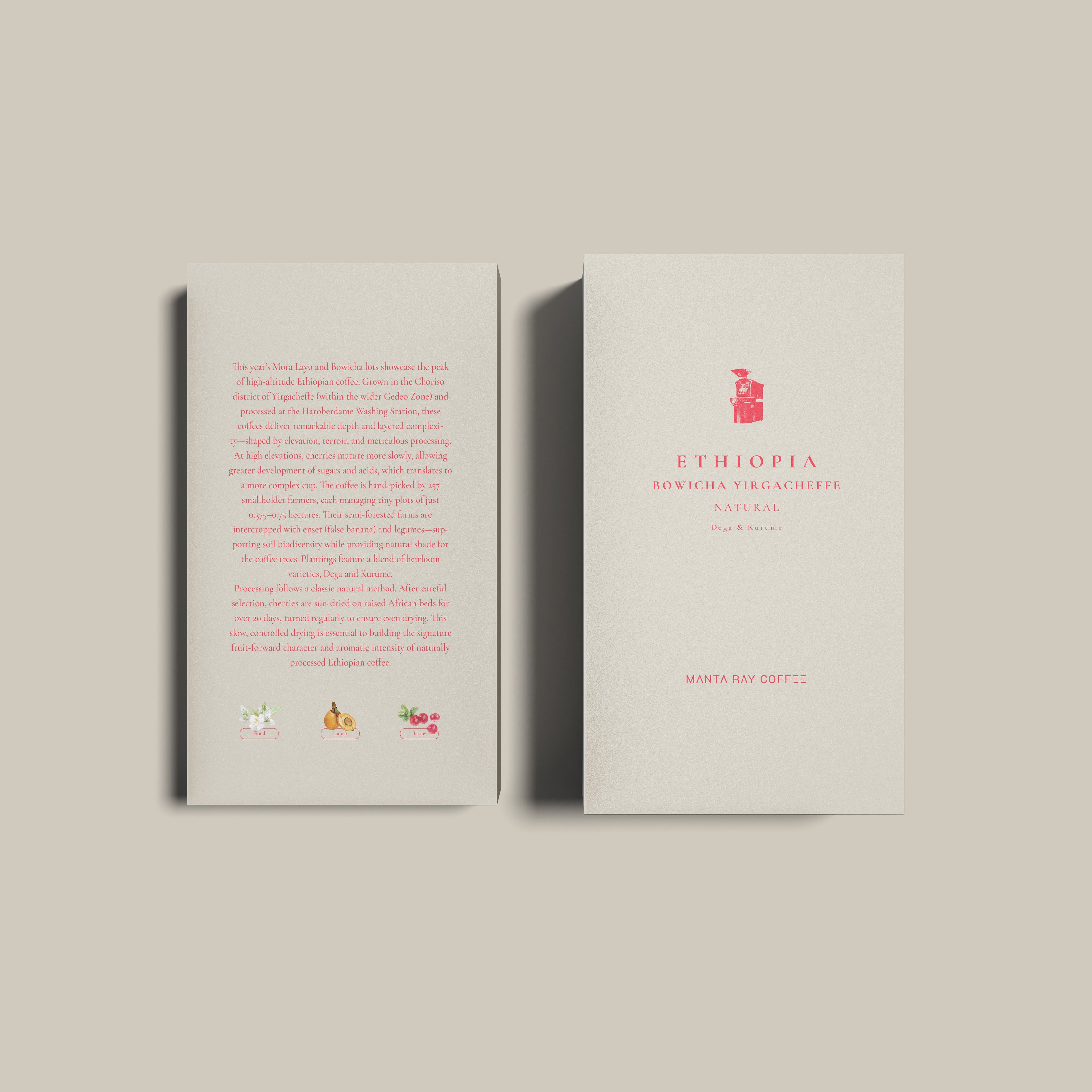 Ethiopia Bowicha G1 Natural | Yirgacheffee | (Single Origin Filter)