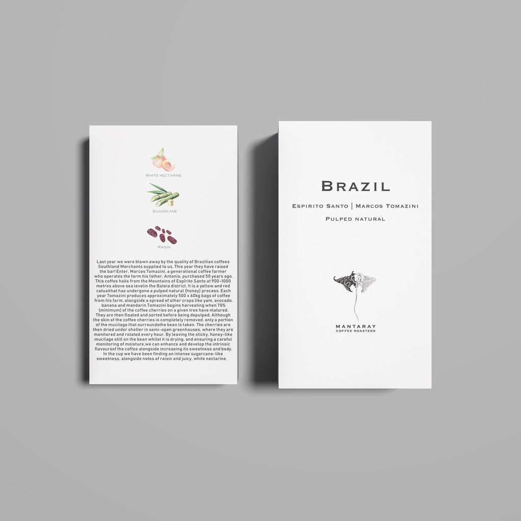 Brazil Espirito Santo | Marcos Tomazini Pulped Natural (Single Origin Filter)