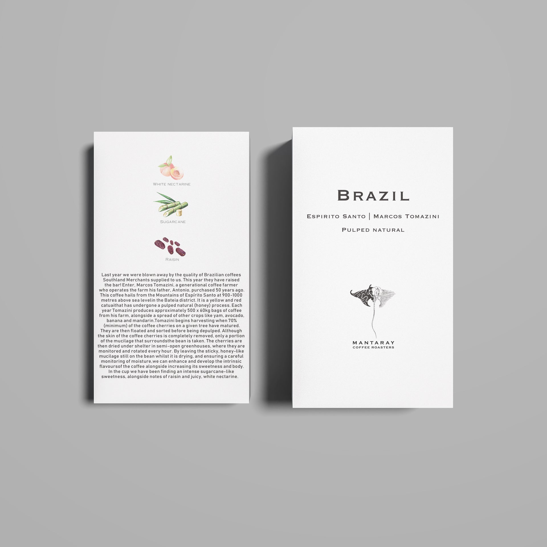 Photo of Brazil Espirito Santo Marcos Tomazini Pulped Natural Single Origin Espresso