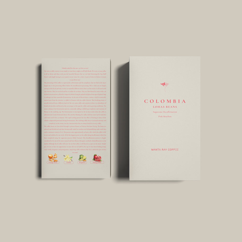 Colombia Sugarcane Decaffeination | Pink Bourbon | Lohas Beans | Filter roast only