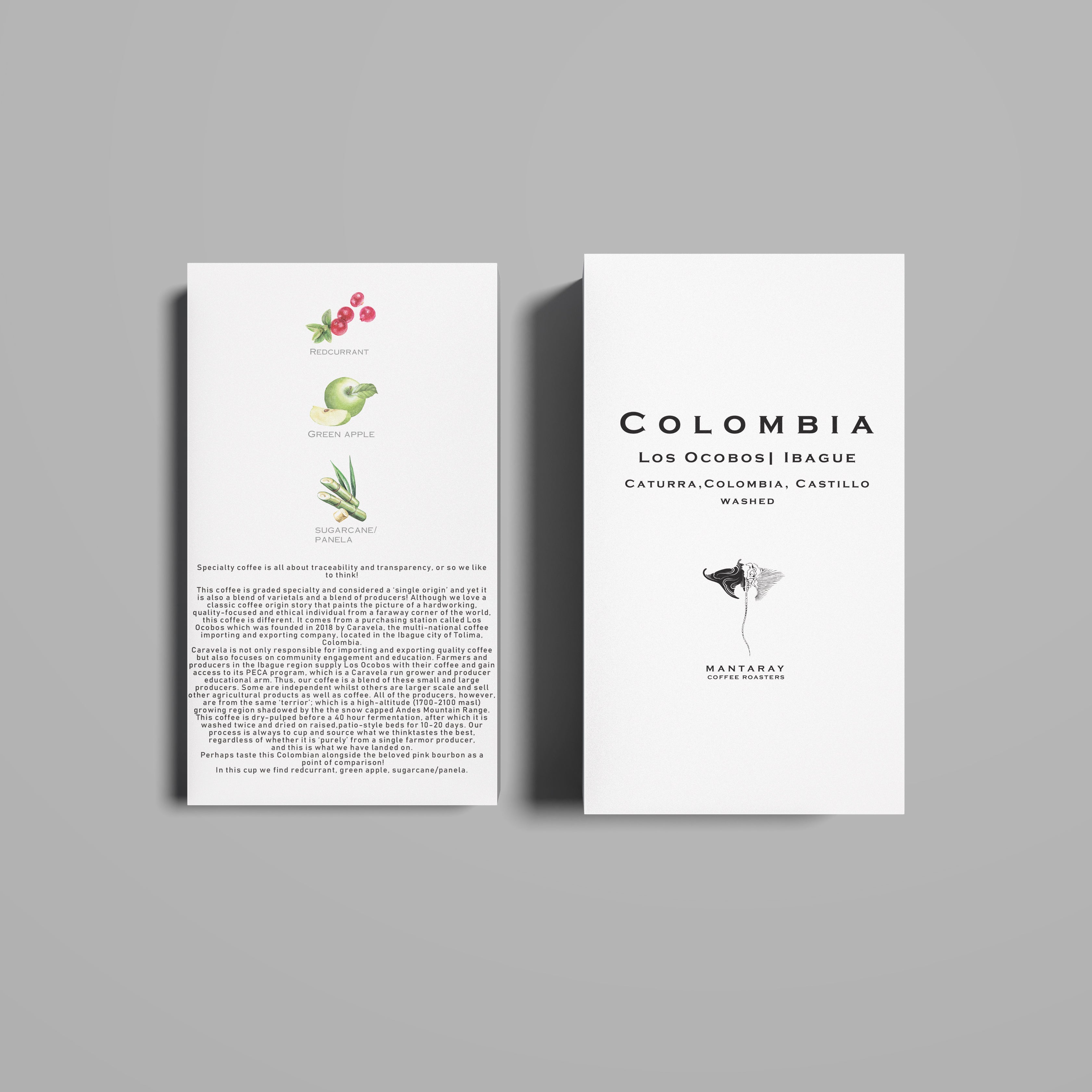 Colombia Los Ocobos | Ibague Tolima washed  (Single Origin Espresso)