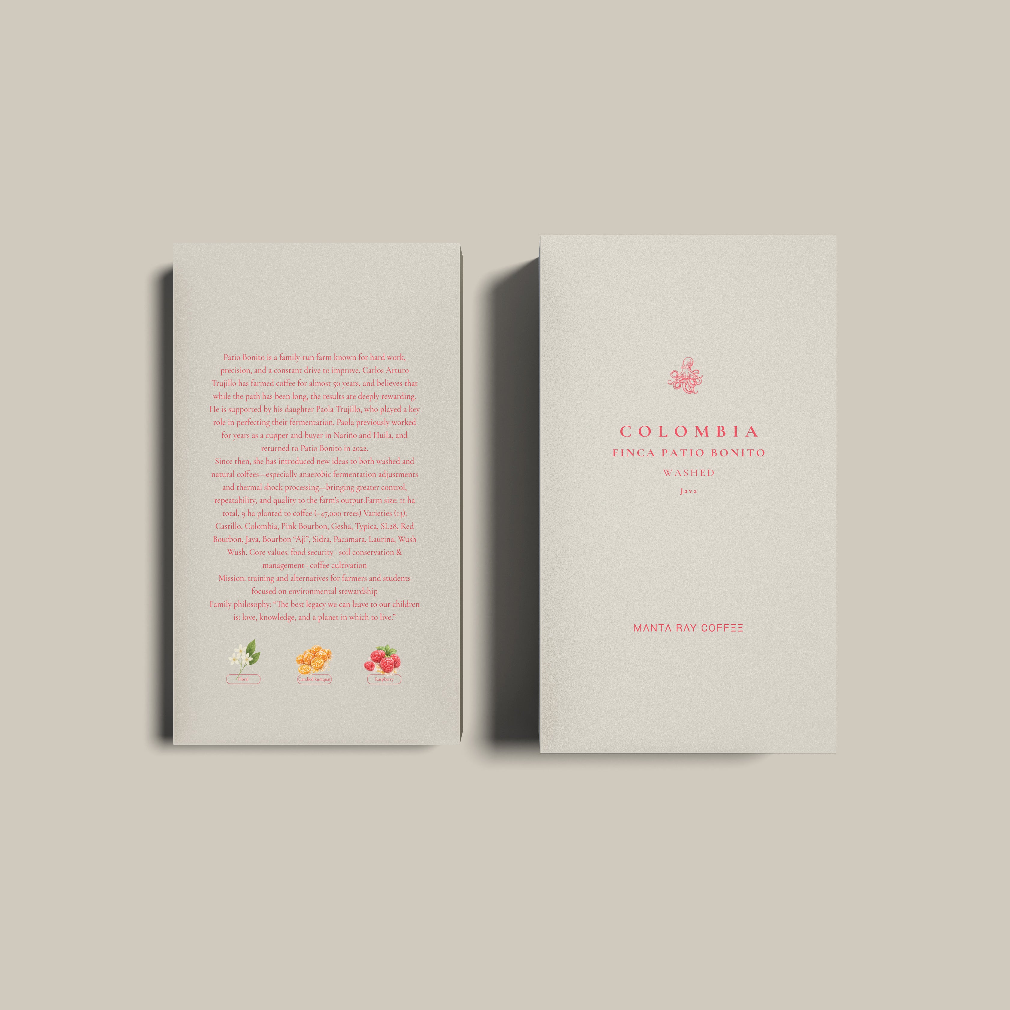 Colombia Java Washed  | Finca Pation Bonito