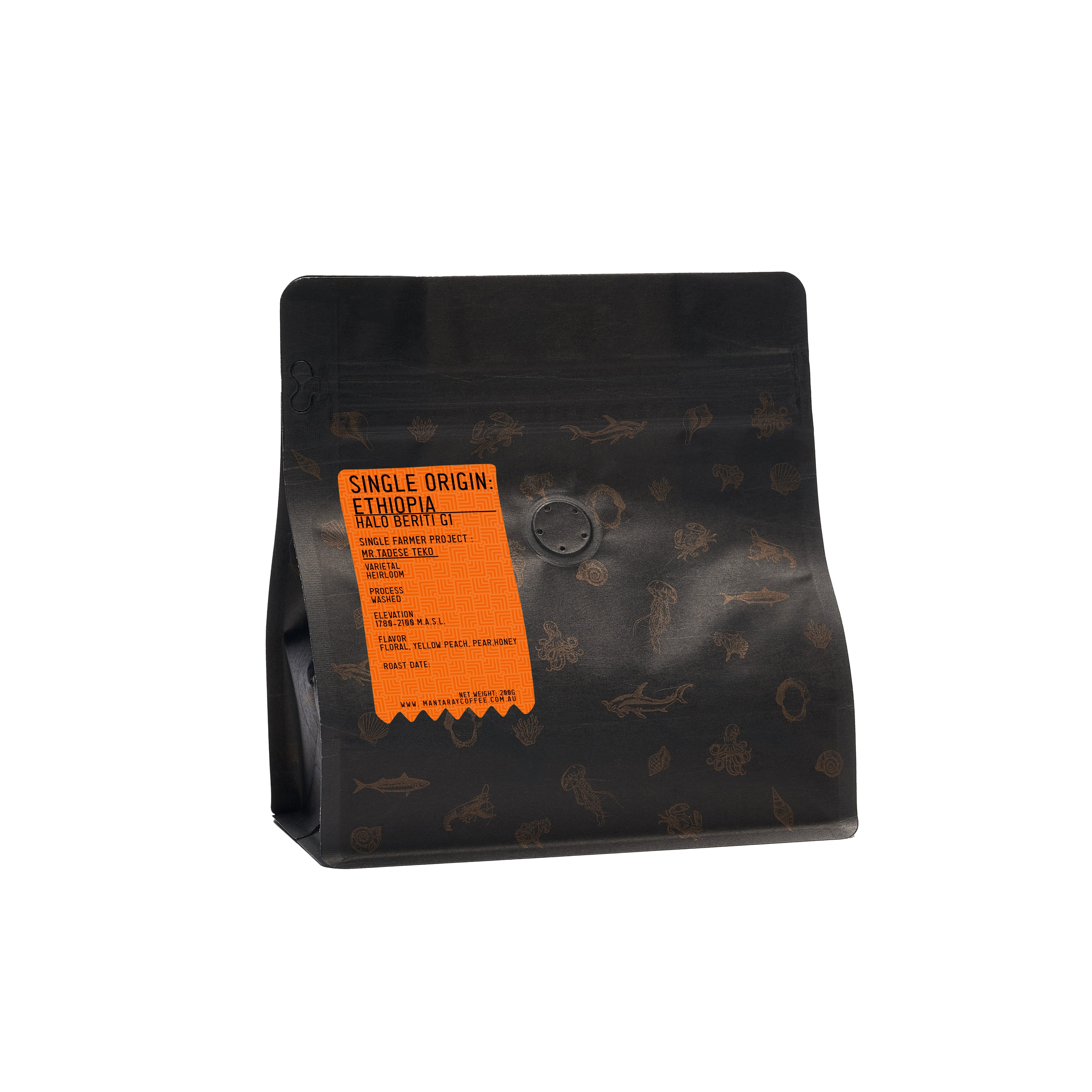 Ethiopia Halo Beriti Washed G1 | Yirgacheffee | Single Farmer Project (Single Origin Espresso)