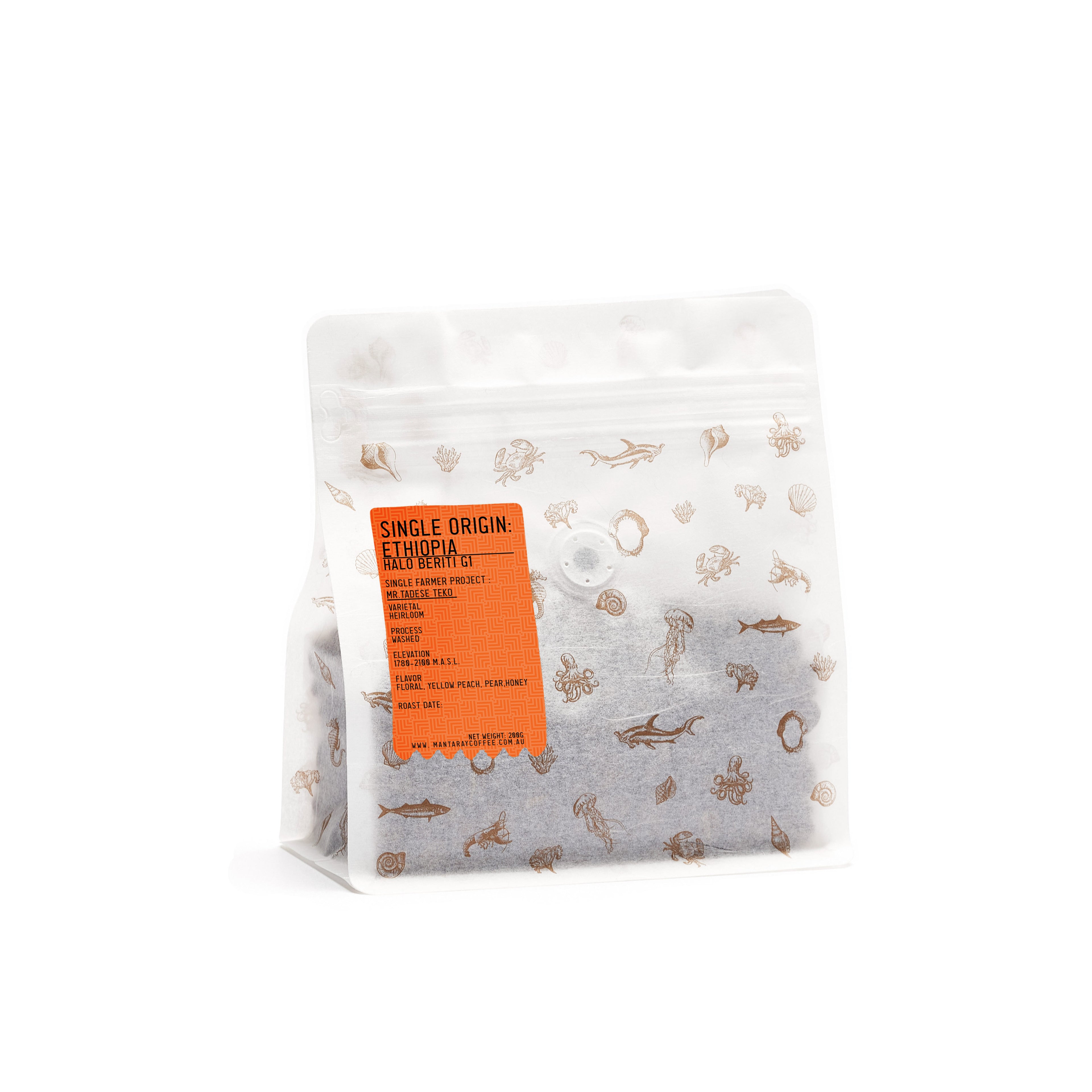 Ethiopia Halo Beriti Washed G1 | Yirgacheffee | Single Farmer Project (Single Origin Filter)