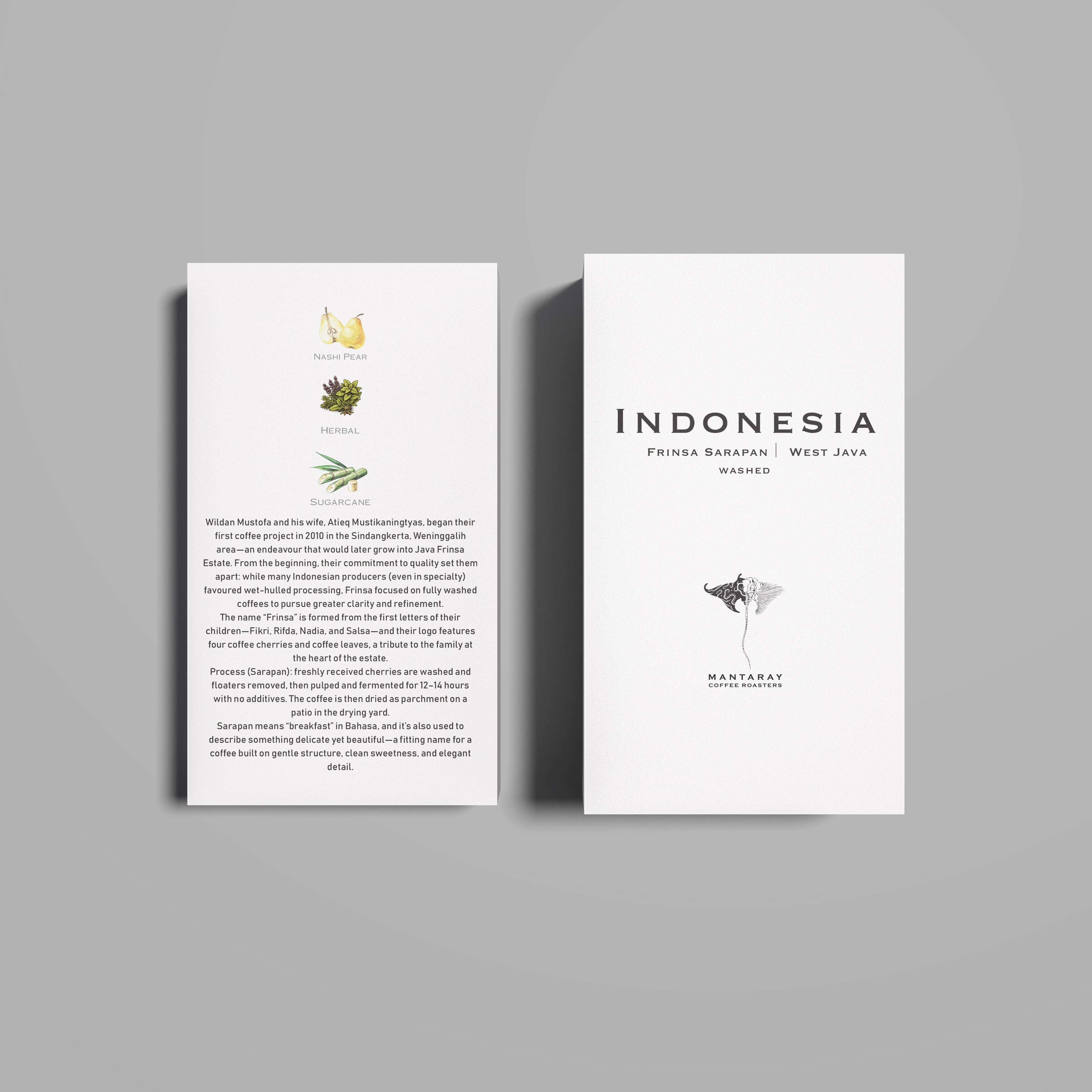Indonesia Frinsa Sarapan | West Java Washed (Single Origin Filter)