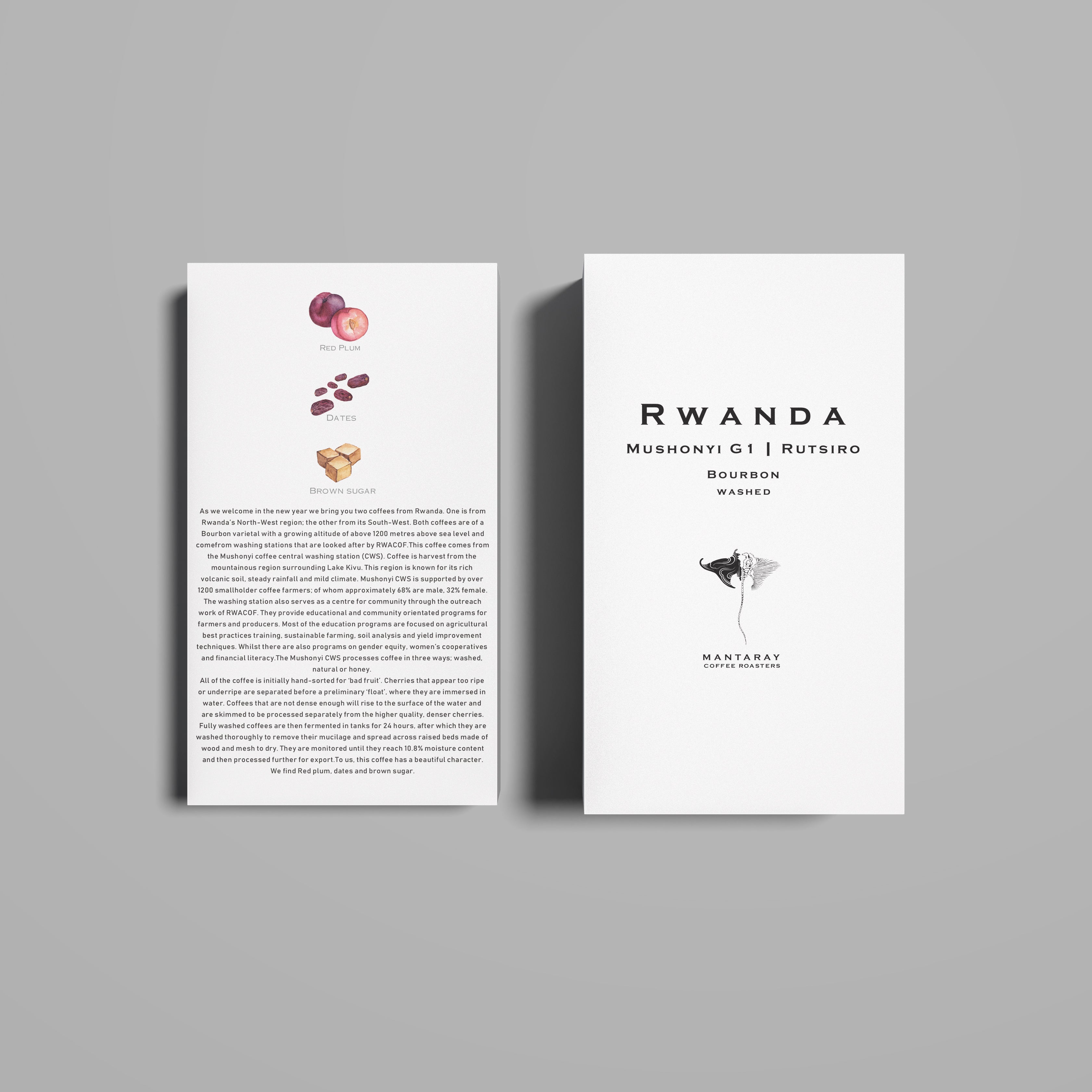 Rwanda Mushonyi G1 | Rutsiro Washed (Single Origin Espresso)
