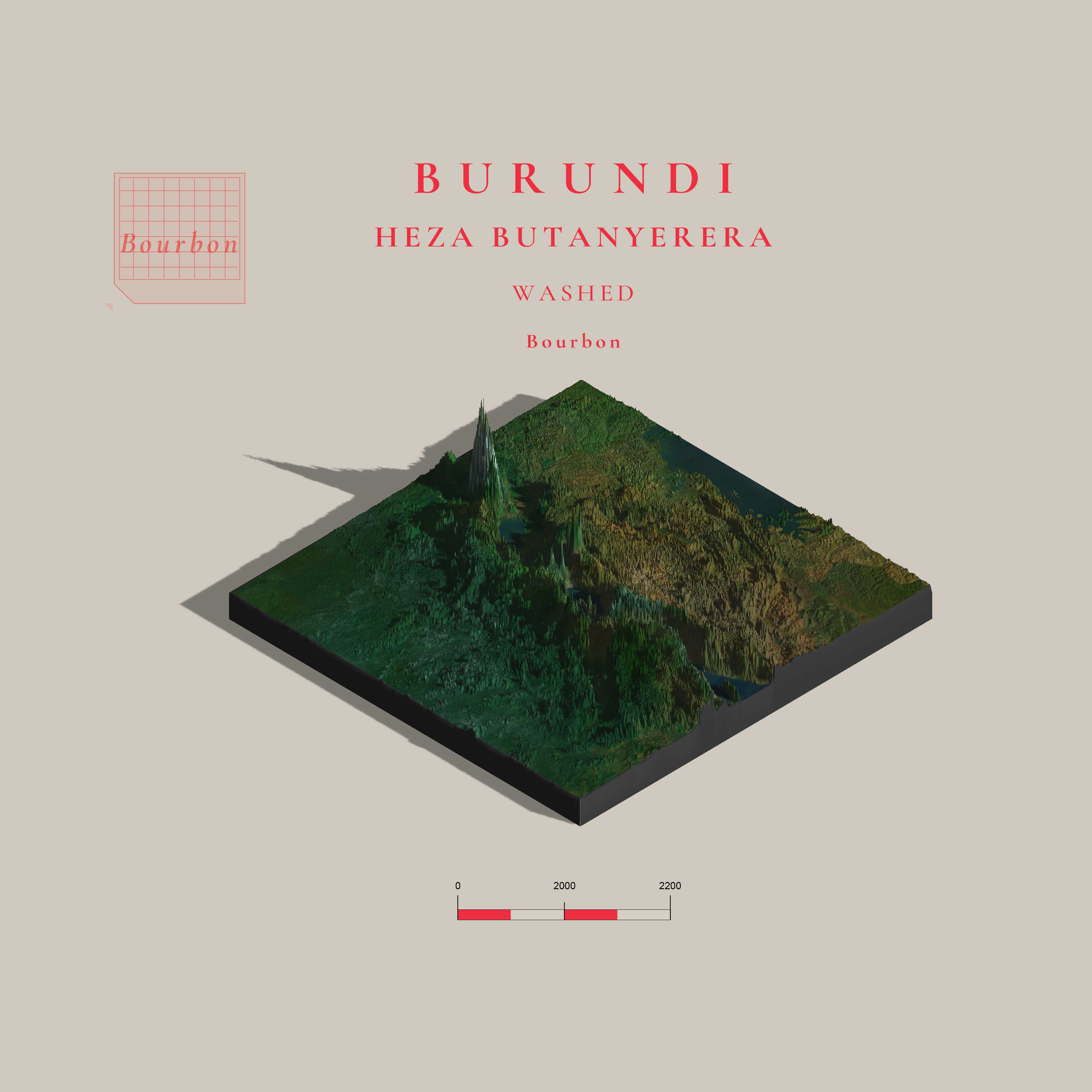 Burundi Bourbon Washed  | Heza Butanyerera (Single Origin Espresso)