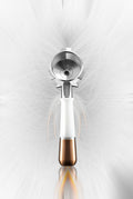 Pesado Spouted Portafilter - White & Bronze (Only for BREVILLE 54MM )