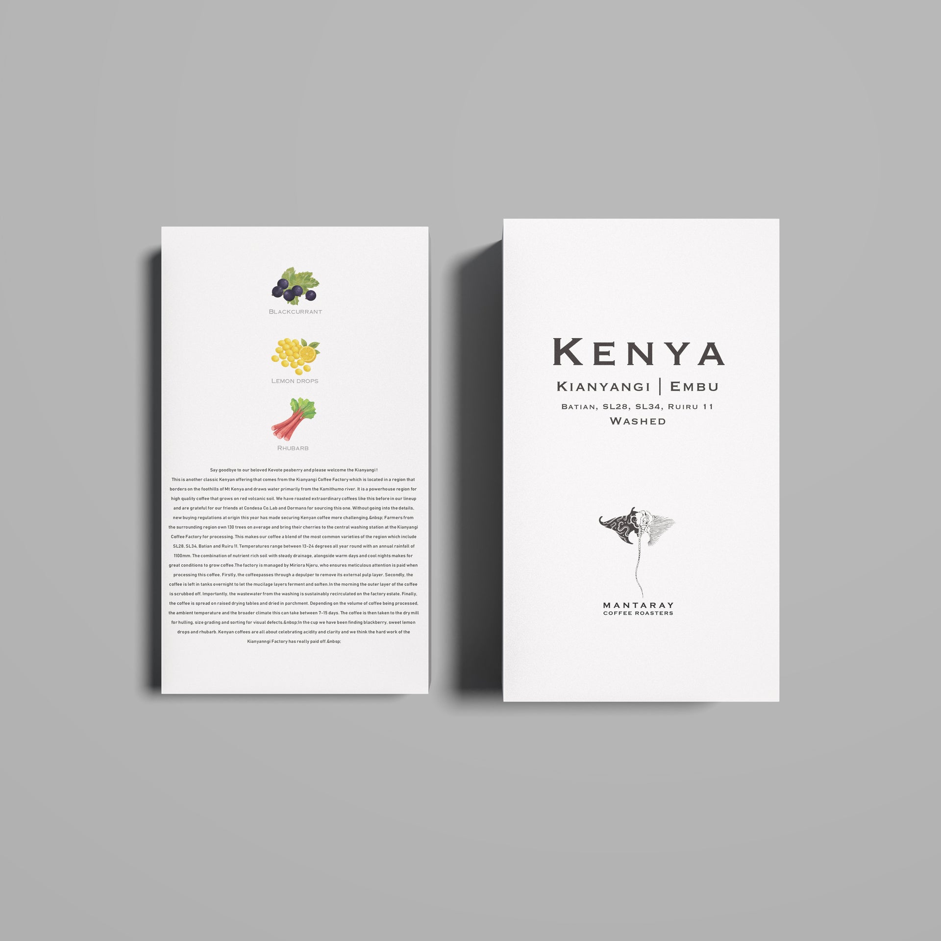 Photo of Kenya Kianyangi Embu Washed Single Origin Espresso