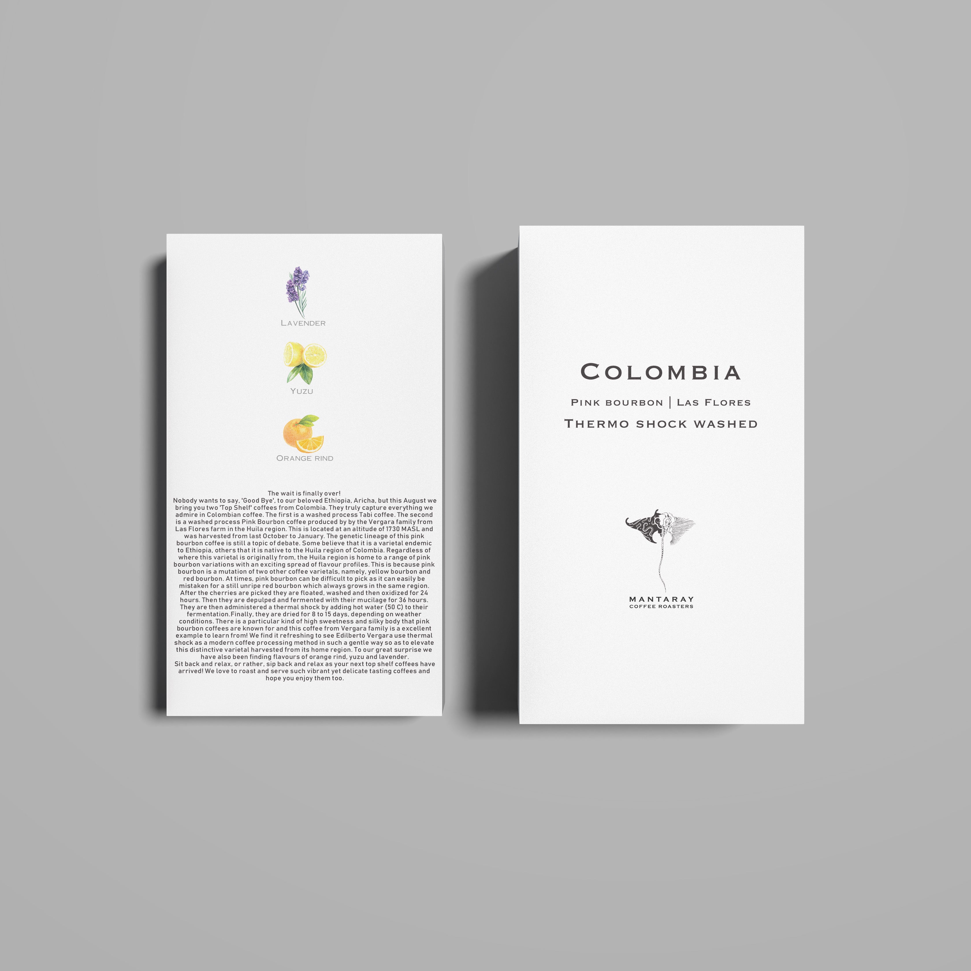 Colombia Pink bourbon | Las Flores | Thermo shock washed