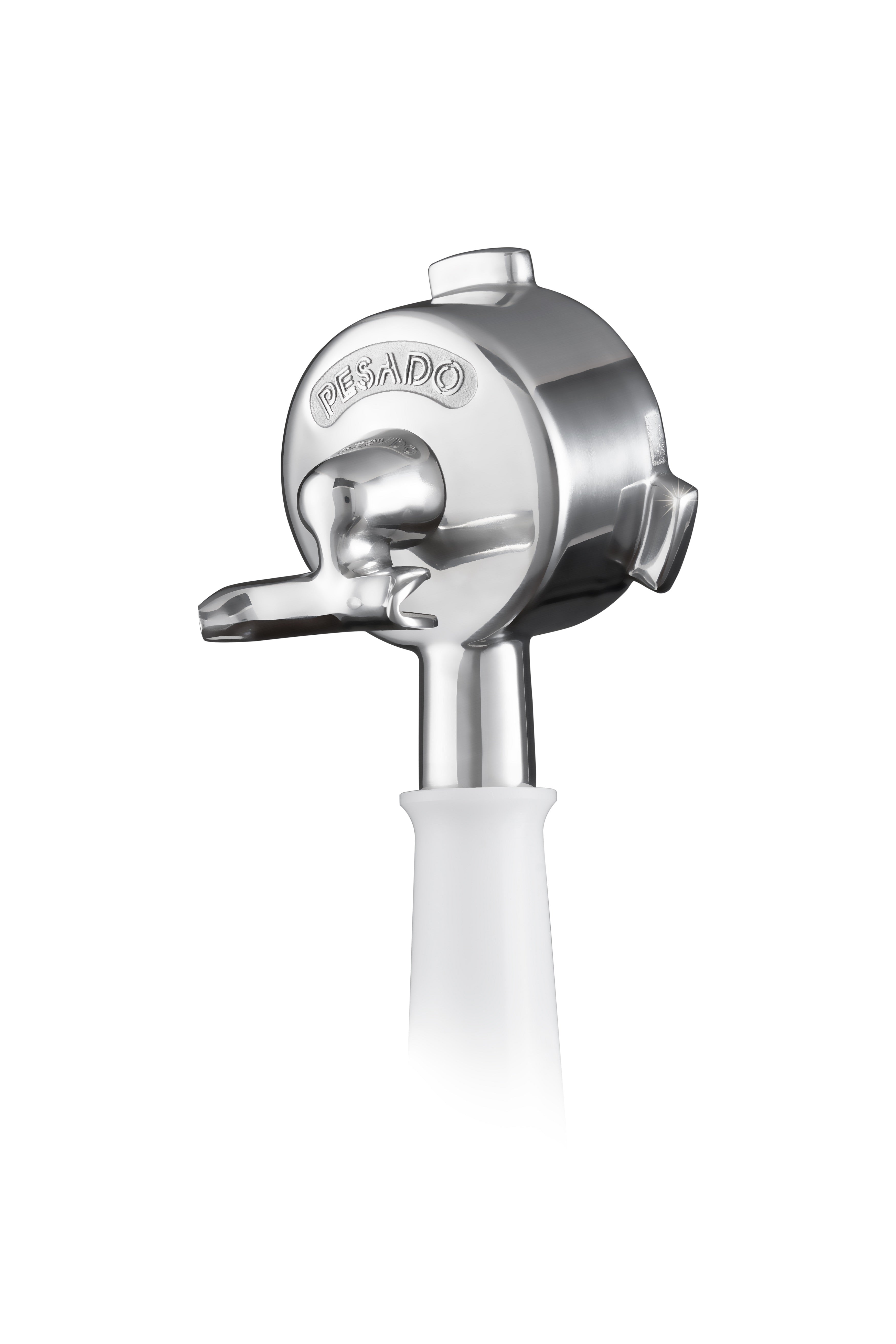 Pesado Spouted Portafilter - White & Bronze (Only for BREVILLE 54MM )