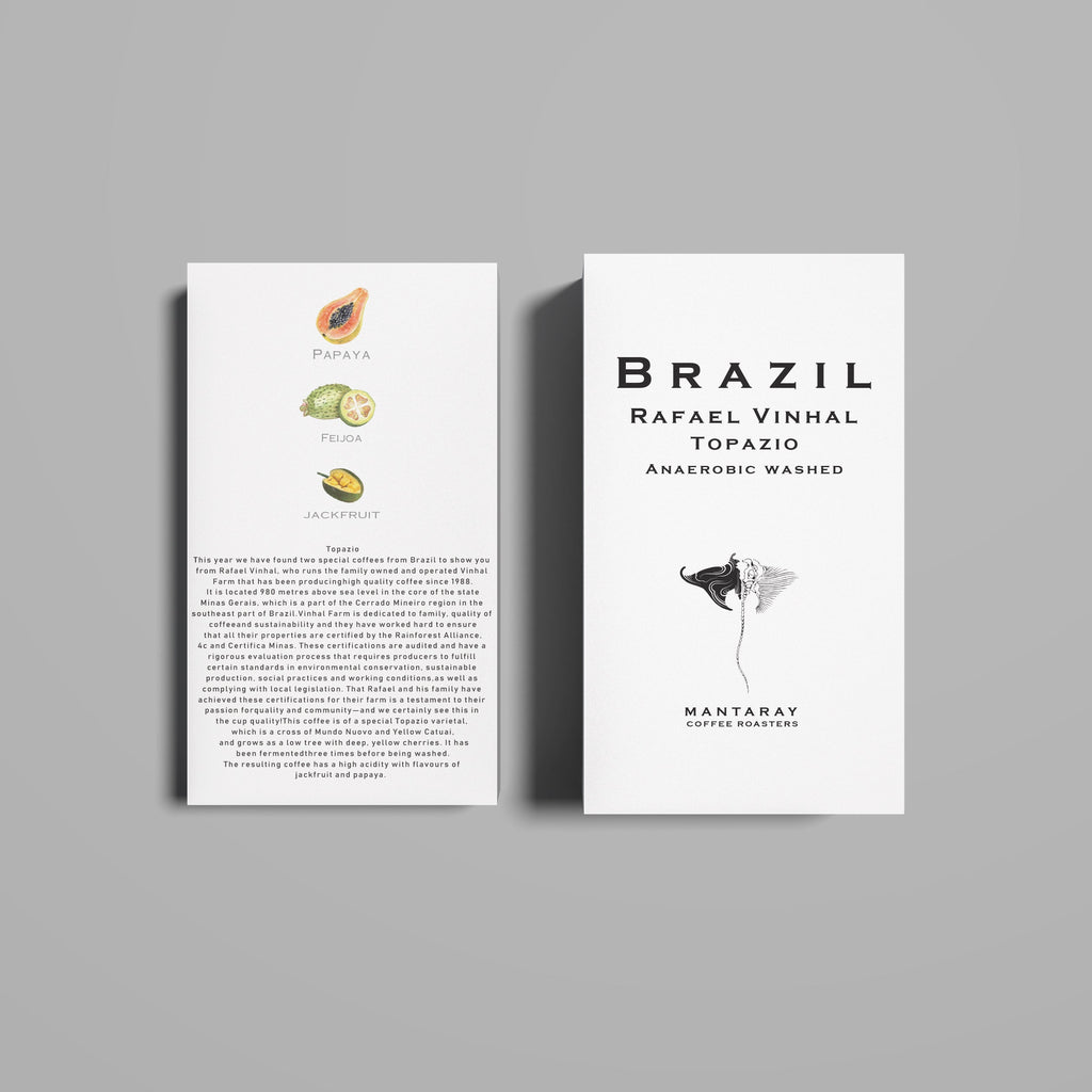 Brazil Topazio Rafael Vinhal Anaerobic washed (Single Origin Espresso)